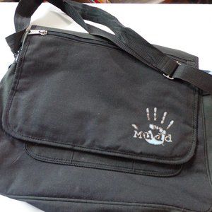 Vintage 90s y2k Mudd brand Lined Messenger Crossbody Laptop Bag